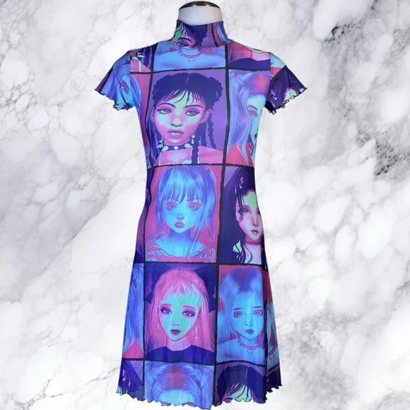Dolls Kill | Dresses | Dolls Kill Current Mood Egirl Ego Mini Dress |  Poshmark